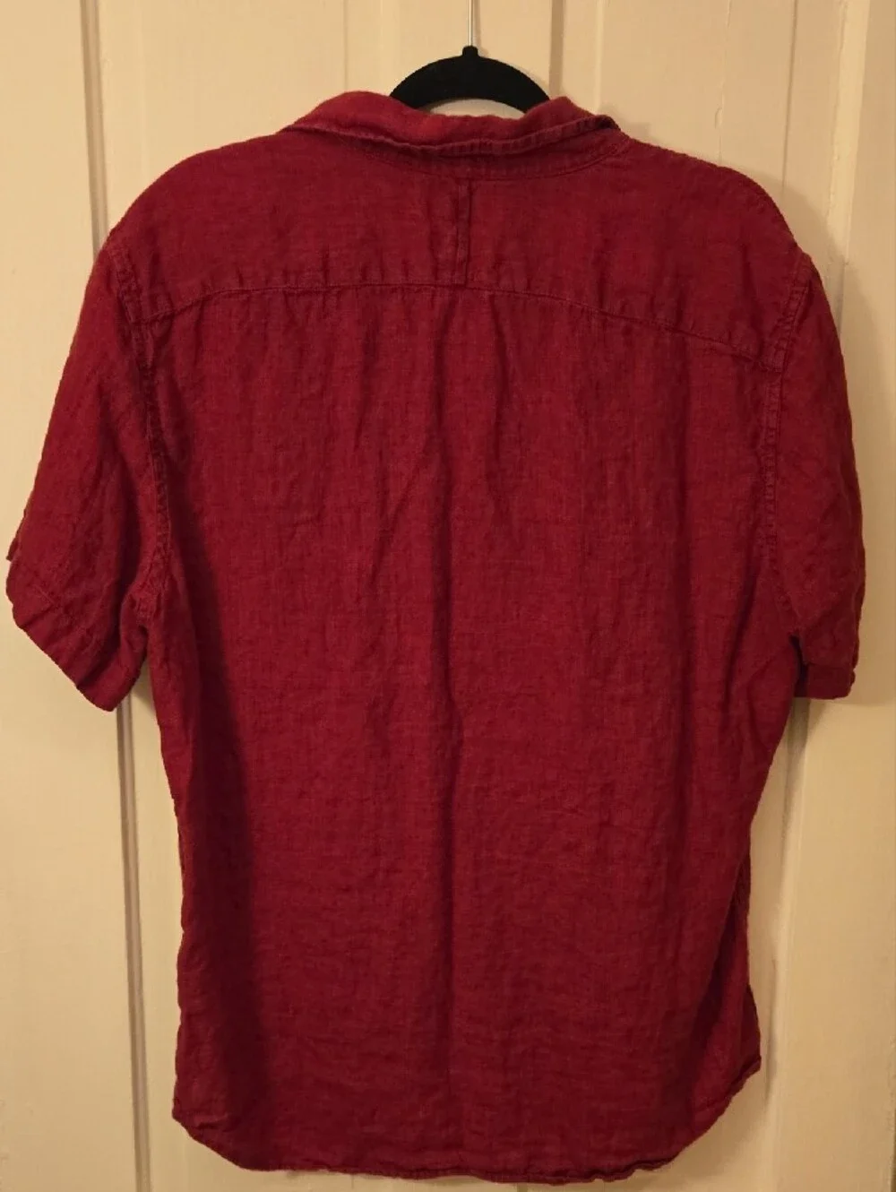 Banana Republic Men's Linen Short-Sleeve Button-Down